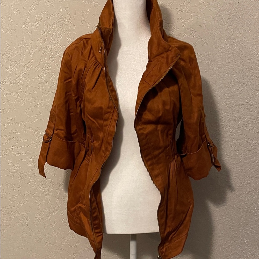 French Connection Women's Brown Utility Jacket